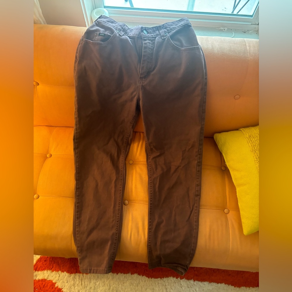 Lee maroon vintage pants